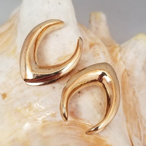 Pair Ear Saddles Rose Bronze Platform Plugs NWT 20mm 3/4 large gauges - Picture 1 of 3